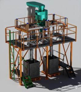 Big-bag dolum istasyonu