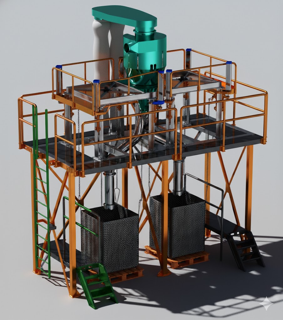 Big-bag dolum istasyonu