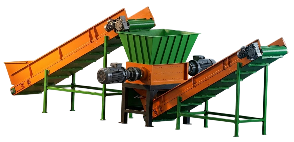 Çift Rotorlu Shredder 