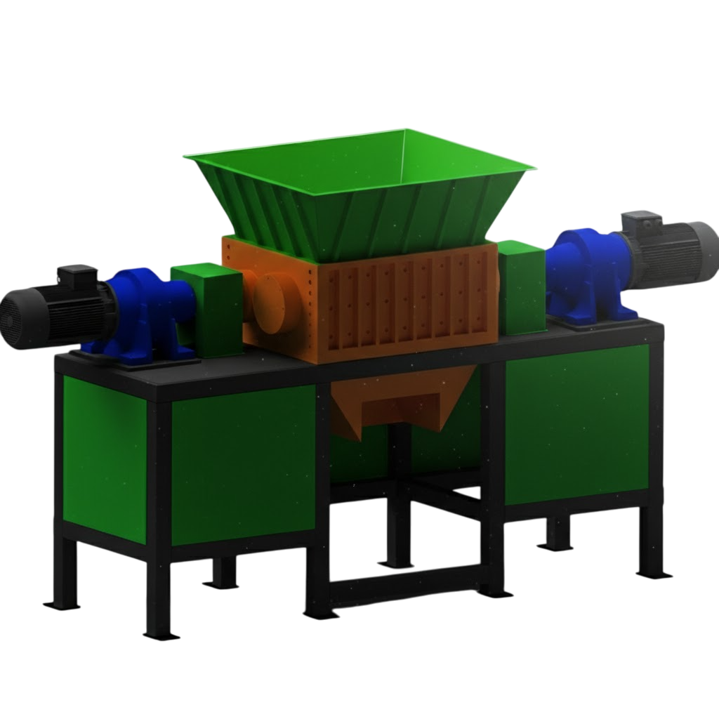 Çift-Saft-shredder
